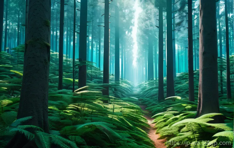 탄소 격리 식재의 혁신적 기술 개발 동향 - Here are three image generation prompts in English, designed to be detailed and adhere to your safet...